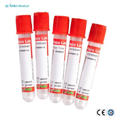 Vacuum Clot Activator Blood Collection Tube 2ml For Biochemical Tests