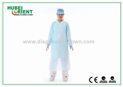 Vestido respirável do CPE do uso médico da Óleo-prova dos vestidos protetores descartáveis do CPE da segurança