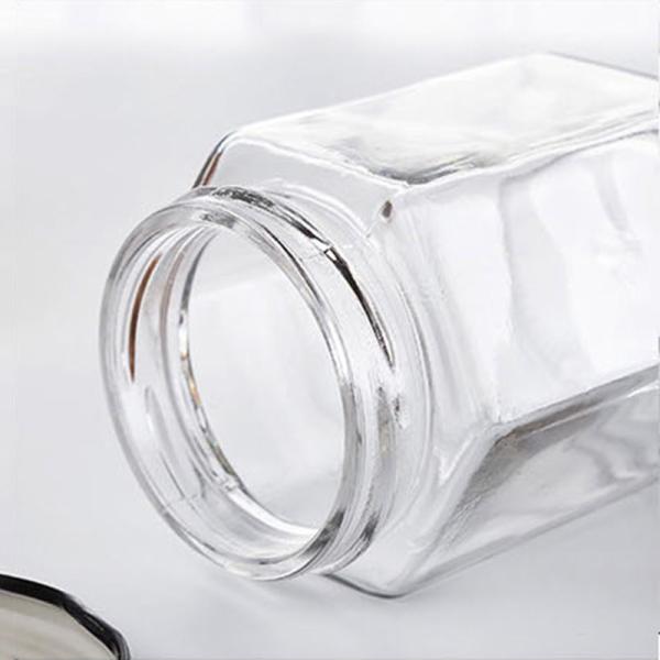 Food Storage Glass Canning Jars , Ginger / Spices Small Glass Jars With Lids