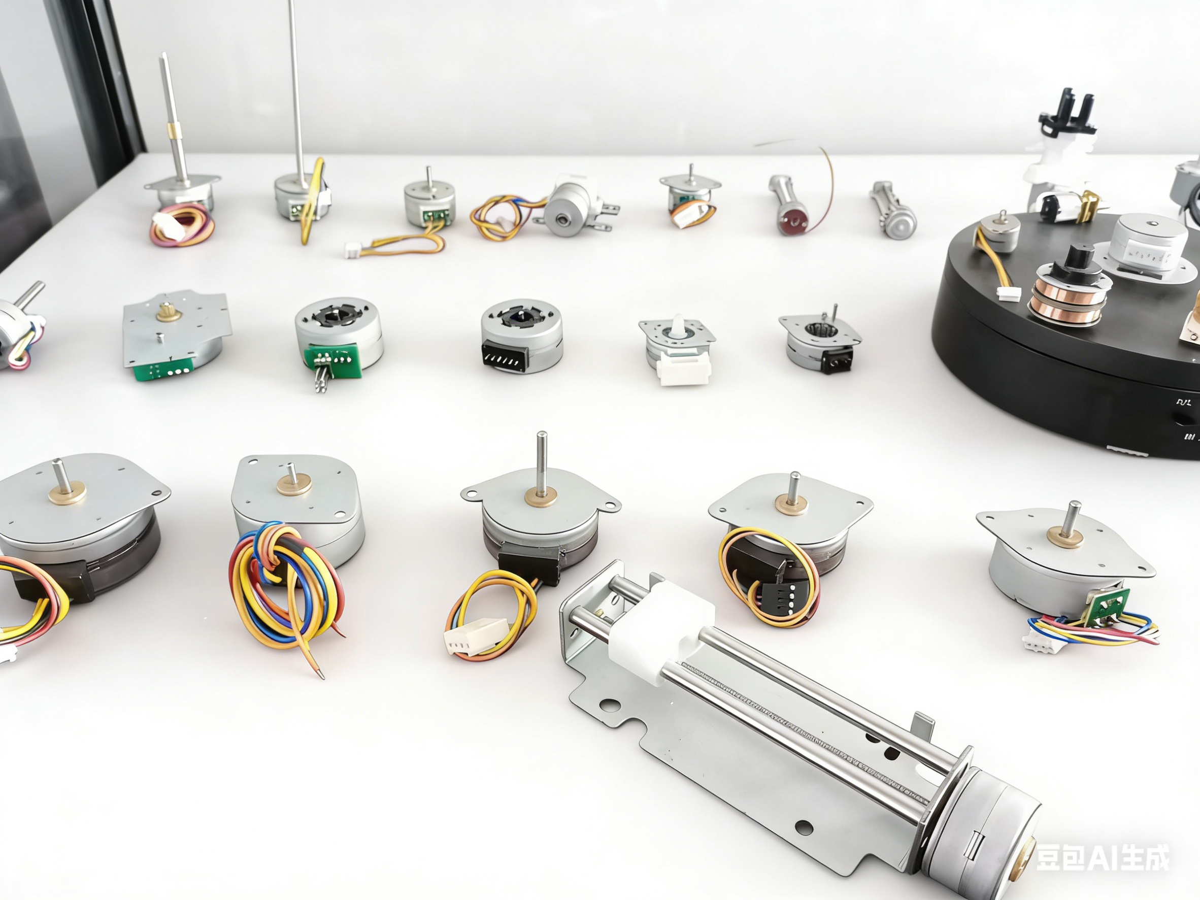 24BYJ48 Permanent Magnet Stepper Motor with 5.625°/64 Step Angle 12V/5V DC Voltage and Copper Coil for Air Conditioner Swing
