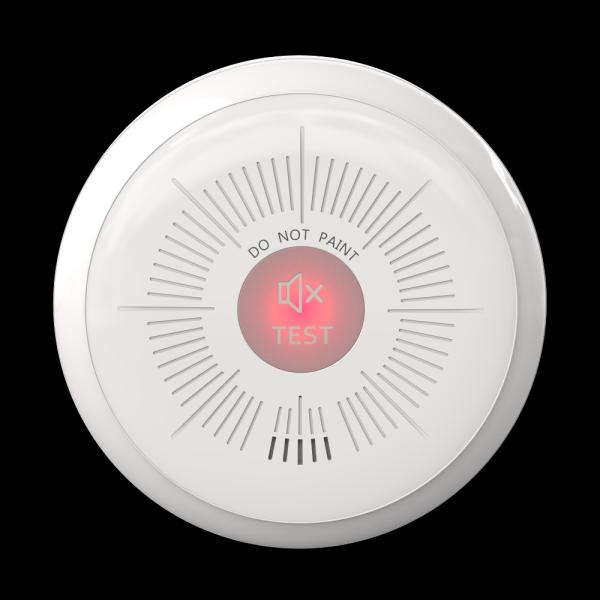 EN 14604 Fire Alarm Smoke Detector White 10 Year Lithium Battery Smoke Alarms
