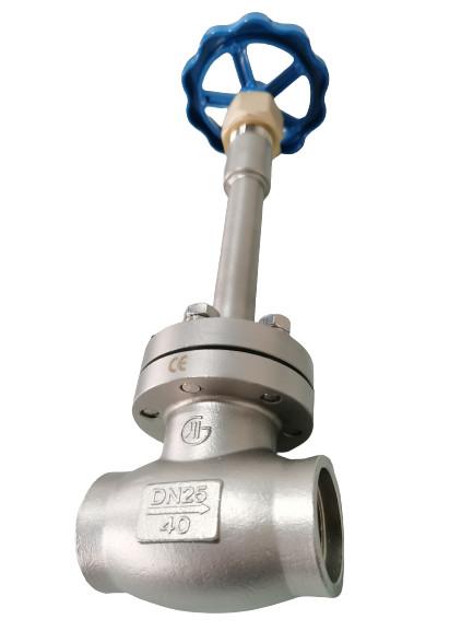 Válvula de globo manual da solda do soquete da baixa temperatura DN150 para LN2