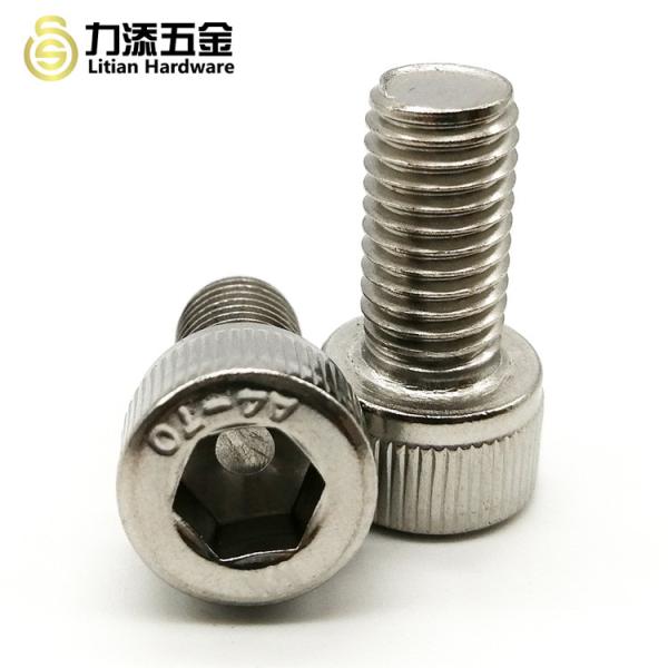 SS304 Metal Screw Fasteners , M10 Socket Head Cap Screw Din 912 Grade A4-70