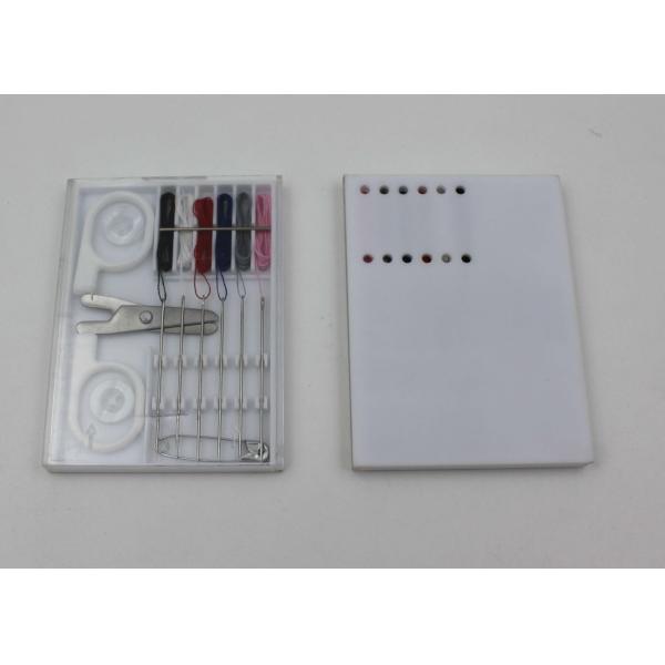 Disposable Hotel Mini Sewing Kit Accessories With Scissors / Pin / Neddle And Thread