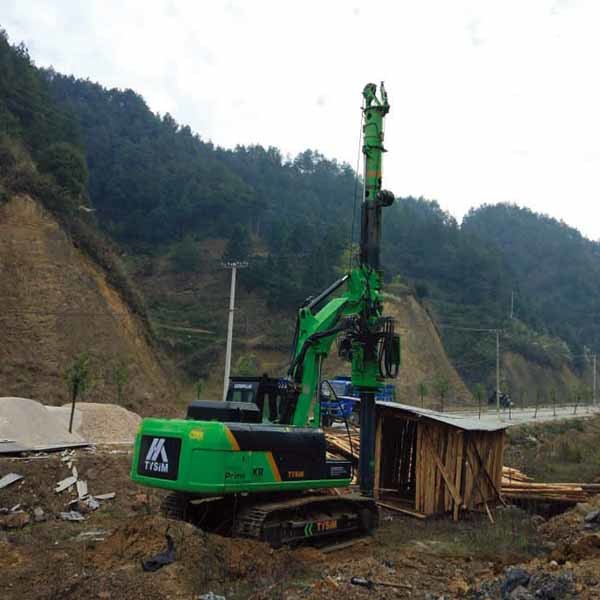 Снаряжение конструкции шоссе гидравлическое складывая низкую цену стабильности Максимальн Сверлить Глубины 24m Максимальн Сверлить Диаметр 1200mm высокую