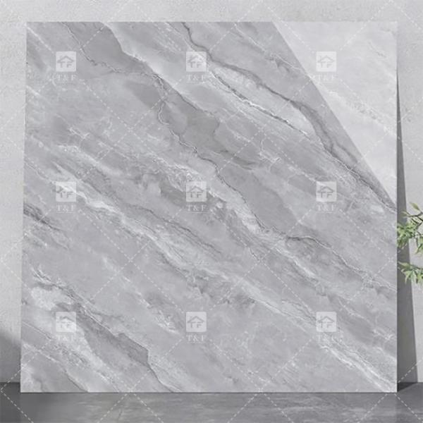Luxury Full Body Marble High Glossy Porcelain Glazed Tiles For Living Room