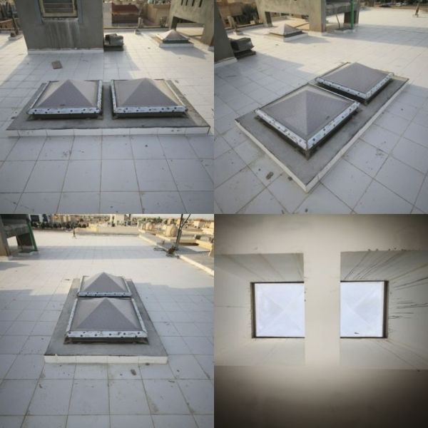 Polycarbonate Dome Skylight, Easy to Install & Transport, Custom Sizes Available, Long Lasting Roof Light Cover