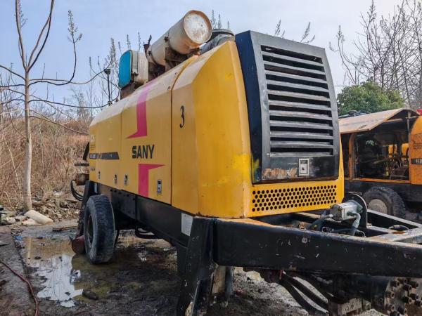 2019 Sany 120-20 Trailer Mounted Concrete Pump Used Concrete Machinery