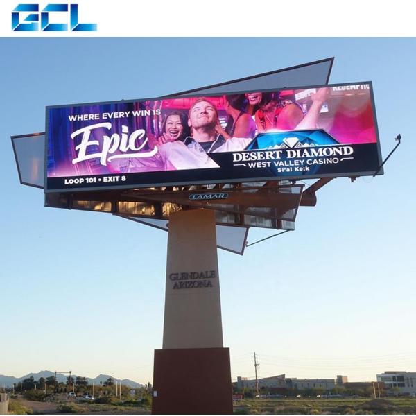 Tableau d'affichage LED extérieur imperméable à l'eau à couleur complète pour