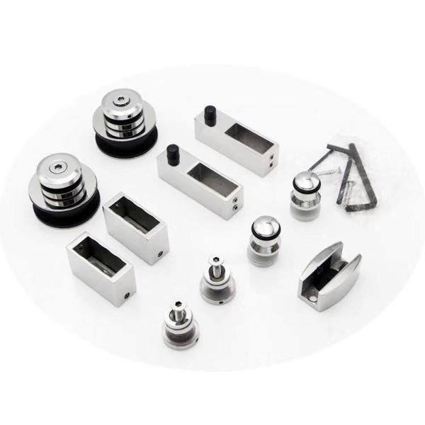Conjunto de equipamento de deslizamento de tela de vidro funcional de banheiro com quadro de aço inoxidável 304