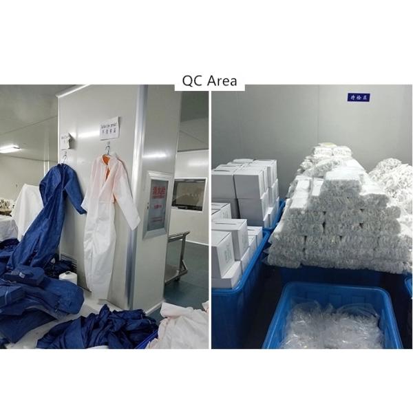 Antibacterial Disposable Plastic Gowns , Disposable Patient Gowns Professional
