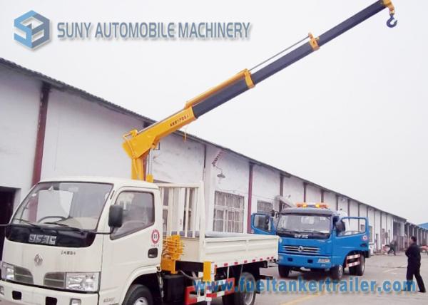 Knuckle Boom 1 Ton Crane Mounted Truck 4230mm Max Working Radius