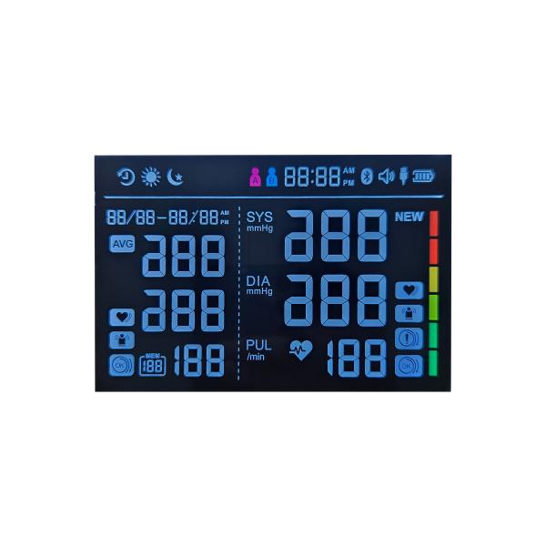 Seven Segment Speedometer Custom Speedometer VA LCD Segment LCD Display Manufacturer