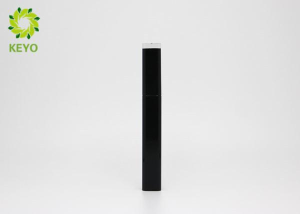 Black Plastic Empty Mascara Tube Square Packaging Containers For Cosmetics