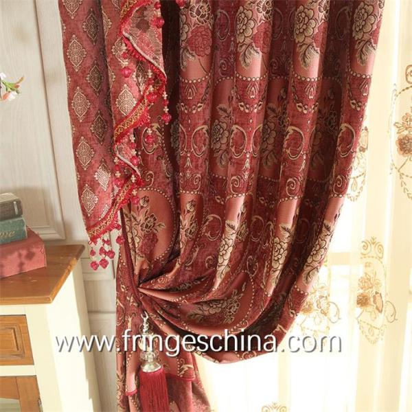 European Style Home Textile Blackout Jacquard Embroidery Window Curtain