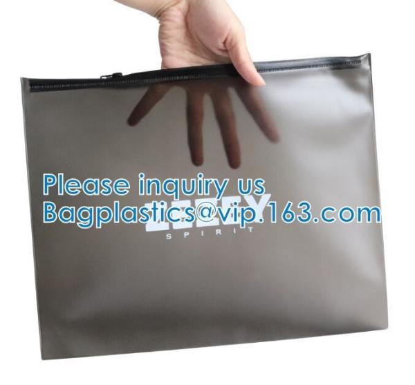 Custom Frosted Biodegradable Apparel ,Clothes, Garment, T Shirt, Swimwear, Packaging, Slider Zipper Bag