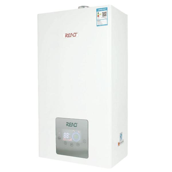 Hot Water Gas Wall Hung Boiler White  Shell Top Component  Copper Heat Exchanger Dual Function