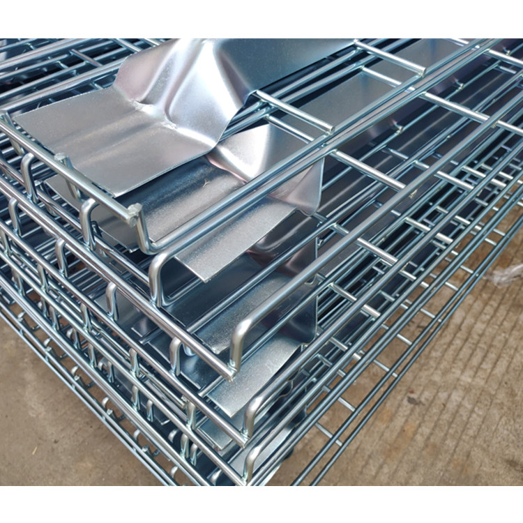 Warehouse Storage 2500lbs Powder Coated Steel Wire Mesh Pallet Rack Decking For Step Beam