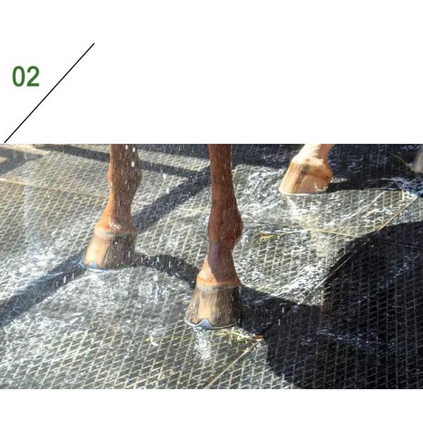 Horse Cleaning Area Ribbed Surface Anti Slip Rubber Mats Interlocking Rubber Mats