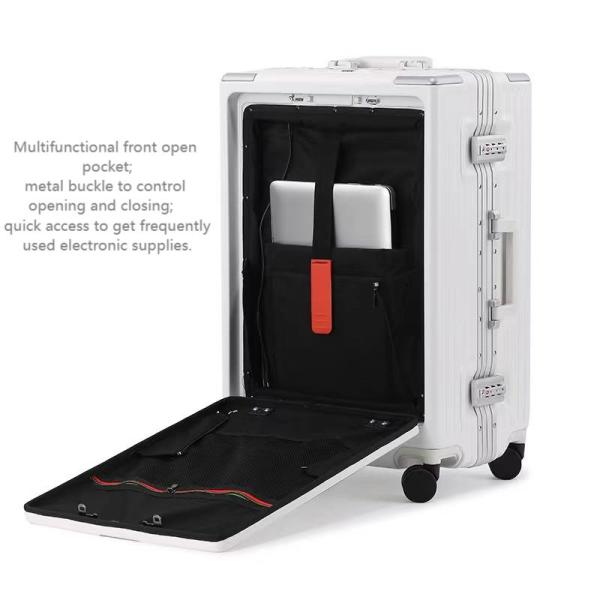 TSA одобрила багаж для пассажиров из алюминия чемодан с крутящим колесом