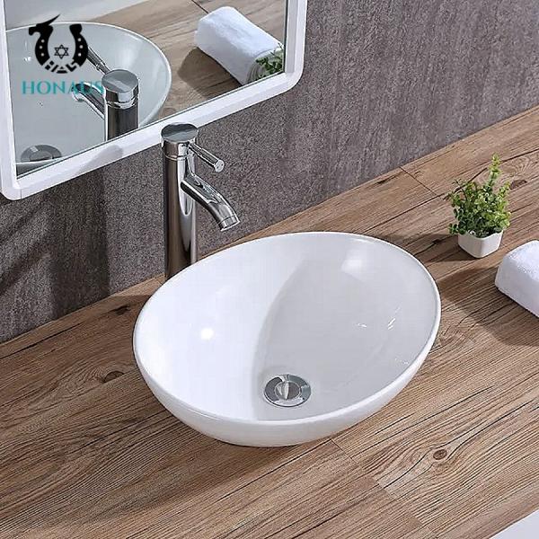 410*340*150mm Over Counter Wash Basin Table Top Sink Bowl Ceramic Glazed