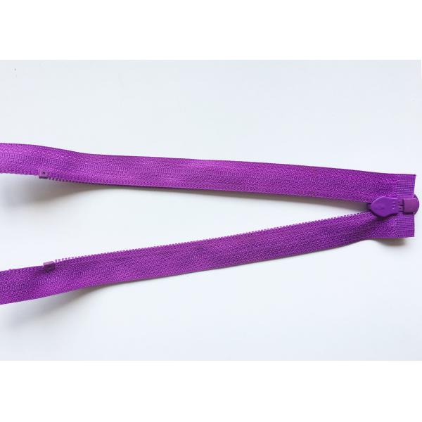 European Style Fashion Sewing Notions Zippers100% Nylon Reflective Zipper For Jackets / Backpack