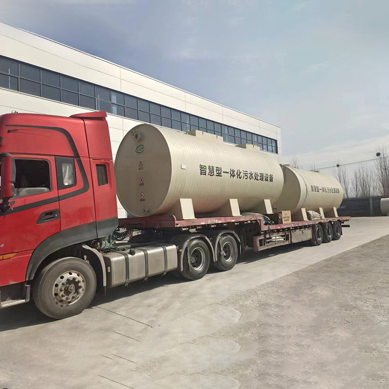 PP Sewage Treatment Equipment with 100 M3/day Capacity Meets National Discharge Standards and Modular Design