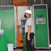 Eliminação de resíduos médica 2000KG da cozinha da máquina da reciclagem de resíduos do alimento do hotel Q235