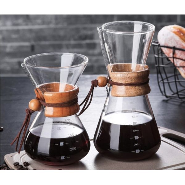 Borosilicate Glass Cafetiere French Press Manual Pour Coffee Maker 800ml Europe Design