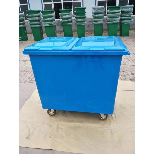 Custom Labeling Options HUADING Outdoor Steel Garbage Bin for Easy Waste Disposal