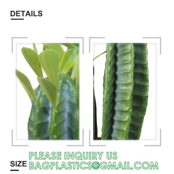 Artificial Cactus Fake Big Cactus 36 Inch Faux Cacti Plants For Home Garden Office Store Decoration