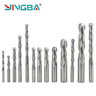 Manufacturer Cnc Wood Bits Ball Nose Endmill Cutter 2 Flute End Mill 5mm 6mm Ball Nose Bit Wood Carving Tools