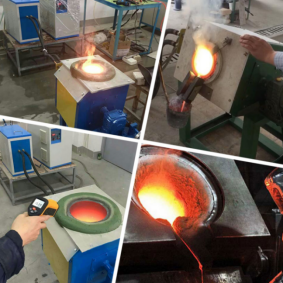 15kw Induction Furnaces for Industrial Use Medium Frequency for Gold Silver Copper Aluminum Tin Steel Melting and Forging