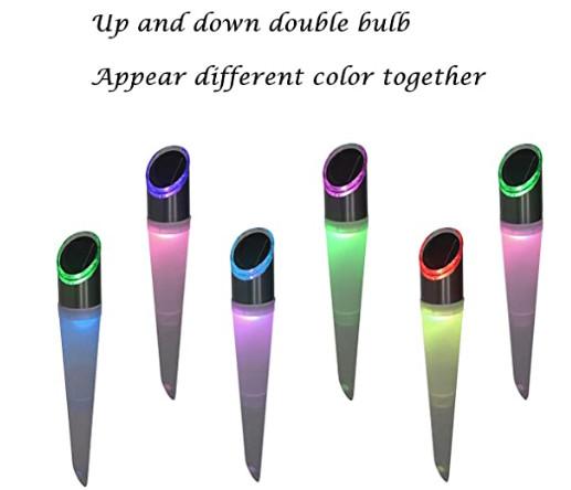 Color Changing 1.2V Waterproof LED Solar Garden Lights