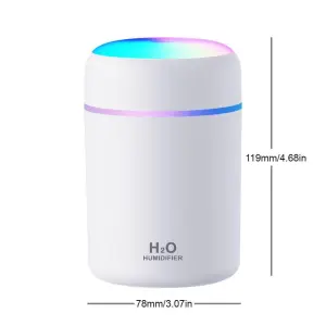 Customer Logo Mini Ultrasonic Atomizer USB Air Humidifier for Home Hotel Car School
