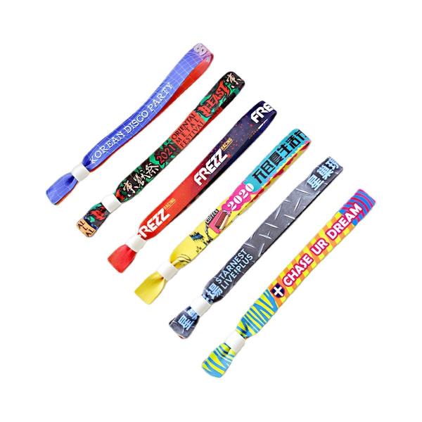 Single/Double-sided Printing Disposable Wristband for Concert Party Festival