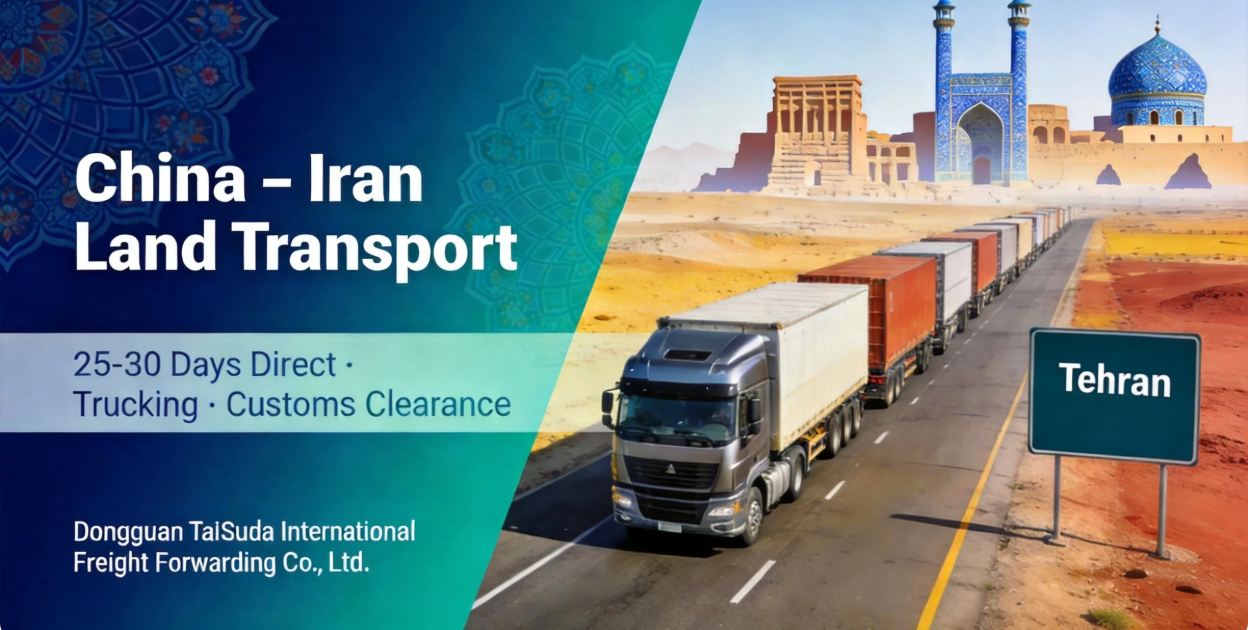 China-Iran road freight DDP