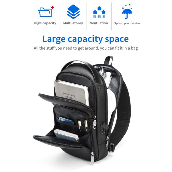 Вентиляция Спортивный кроссбоди для мужчин Торба с шлем, водостойкая