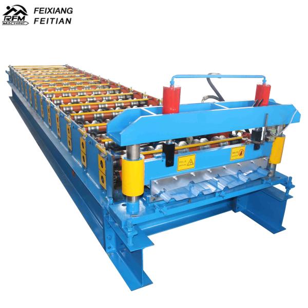 High Precision Galvanized Color Steel Roll Forming Machine 12 Month Warranty