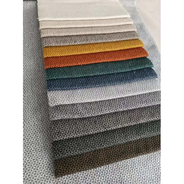 Jacquard Stamped Linen Sofa Fabric Easy To Maintain Pet Friendly