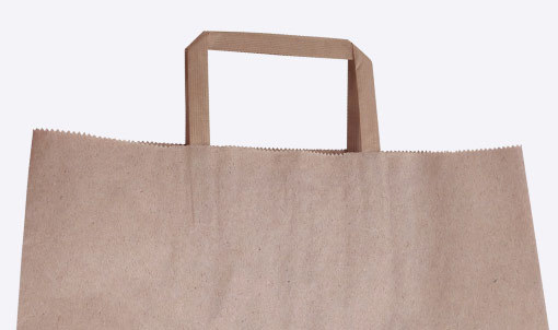 Bolsas de papel desechables a prueba de manipulación Embalaje Bolsas de papel Kraft para restaurantes