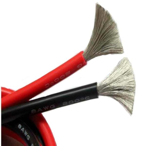 2AWG - 16AWG Super Flexible Silicone Wire 600V Strand Copper Conductor For Heating