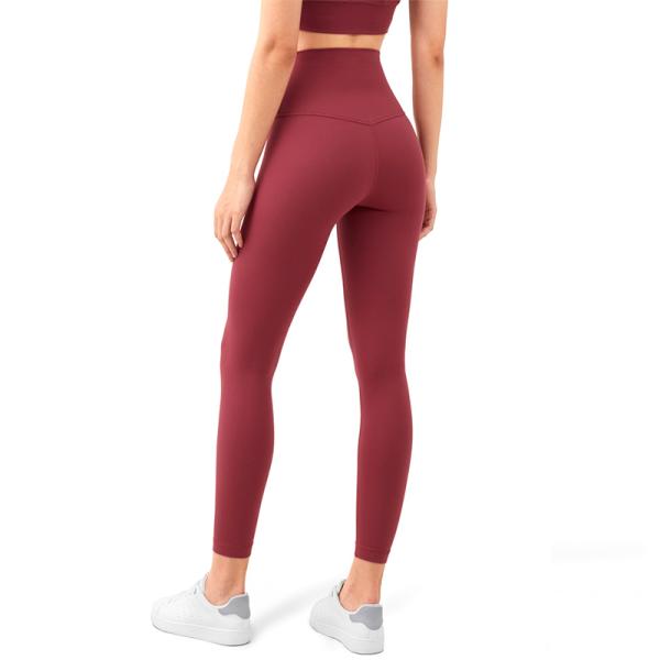 Colourful High Waisted Seamless Gym Leggings Snagging Resistance