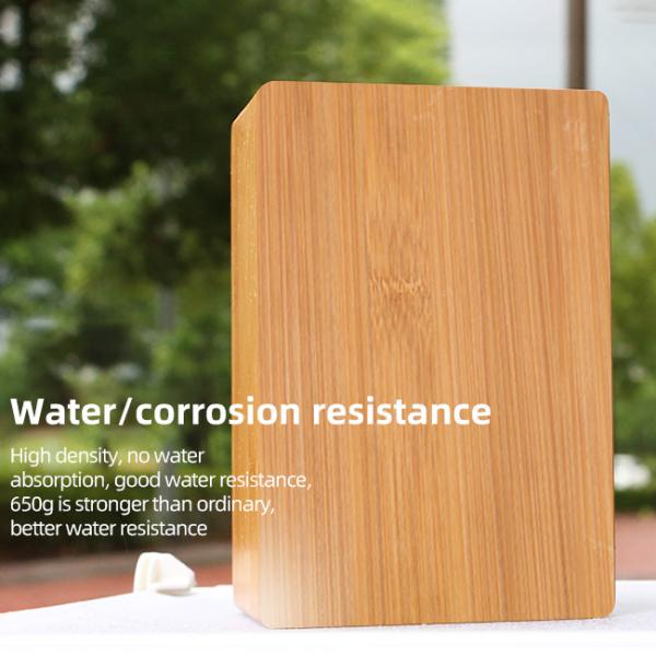 Eco Friendly Wooden Fitness Equipment Custom Printing Cherry Wooden Yoga Block Organic