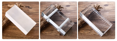 Exterior Decorative Glass Bricks Walls External Transparent Lustrous Fused