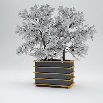 Potenciômetros de flor exteriores do metal do jardim da decoração 1060L*610W*690H milímetro