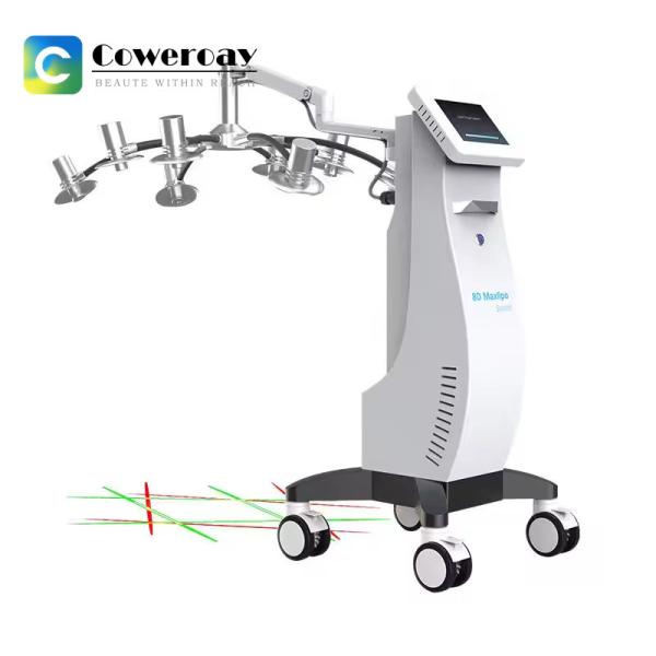 Lipo Laser Body Slimming Machine 8D Fat Melting Red Green Dual Laser Machine