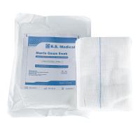Esponja de compressão de gaze não estéril/estéril Dispositivo médico cirúrgico absorvente de raios-X