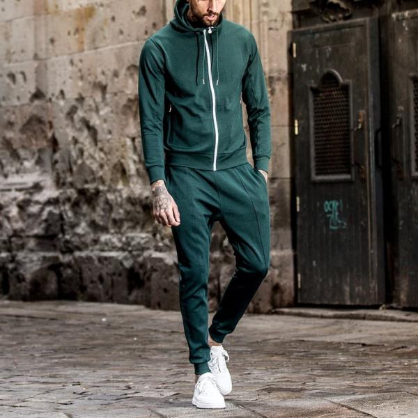 Tracksuits Sportswear хлопка зимы люди потеют брюки уменьшают подходящее Breathable