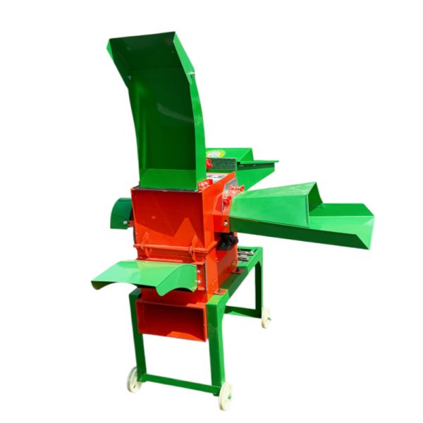 Manganese Steel Chaff Cutter With Grinder Stalk Chopper Commercial Animal Feed Processing Machinery